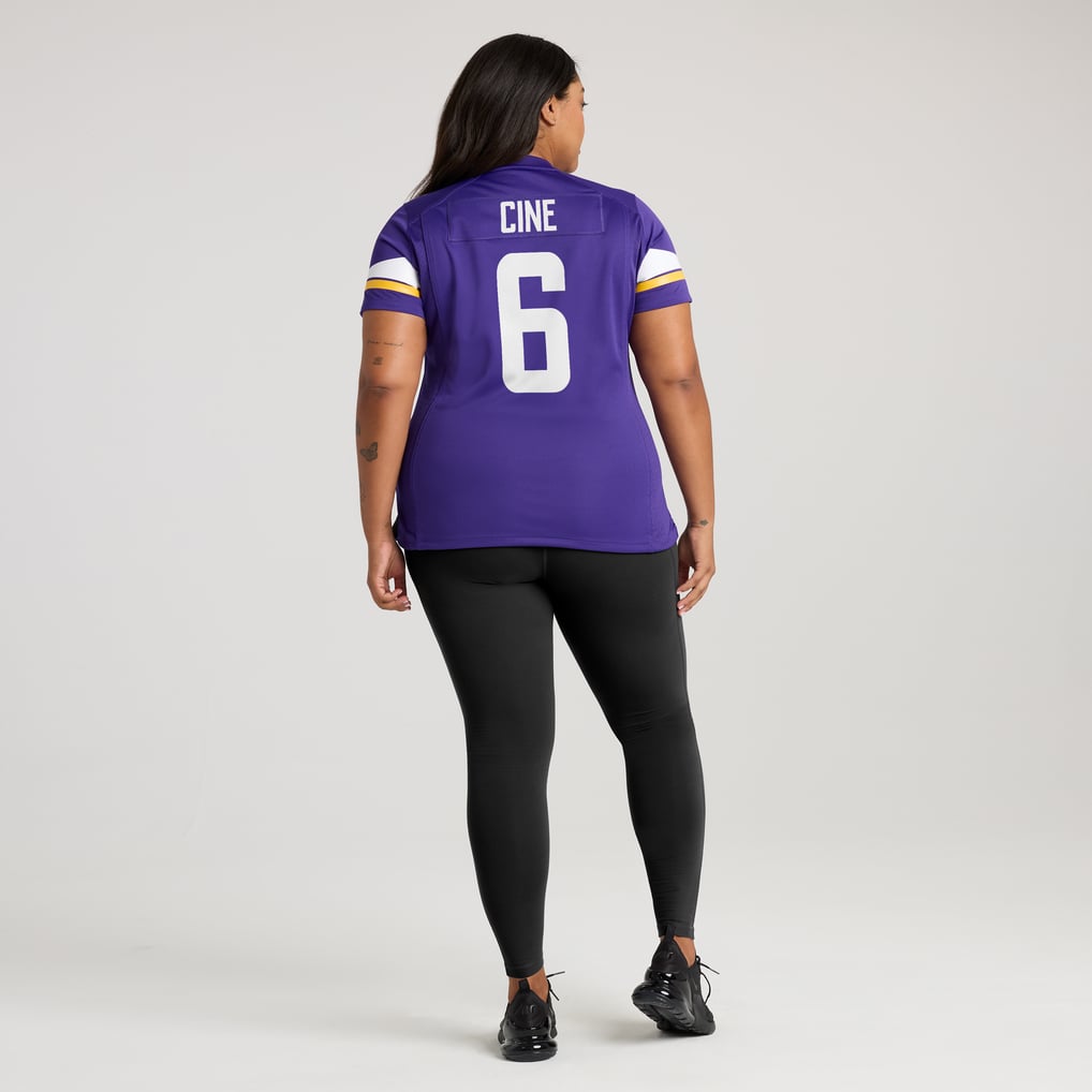 Women's Minnesota Vikings Lewis Cine Nike Purple Game Player Jersey - Image 8