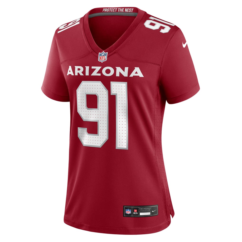 Women's Arizona Cardinals L.J. Collier Nike  Cardinal  Game Jersey - Image 3