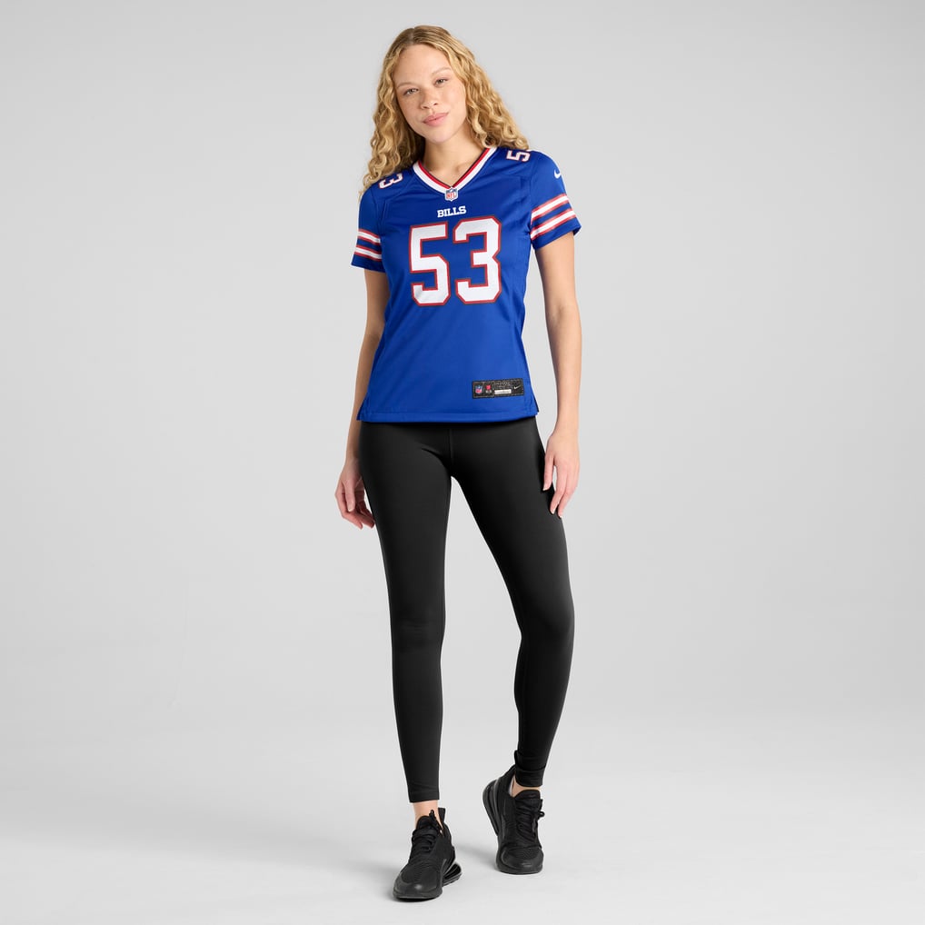 Women's Buffalo Bills Lloyd Cushenberry III Nike  Royal Team Game Jersey - Image 5
