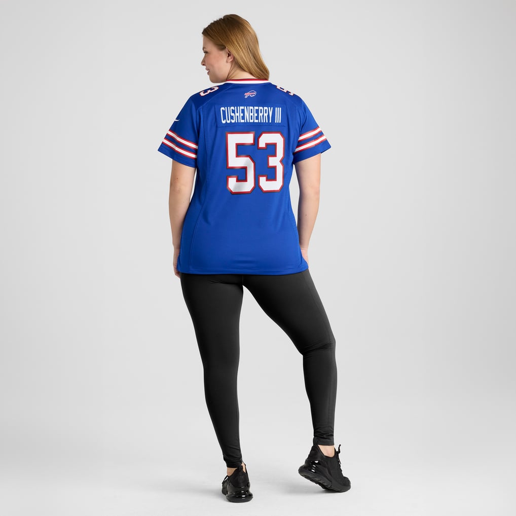 Women's Buffalo Bills Lloyd Cushenberry III Nike  Royal Team Game Jersey - Image 8