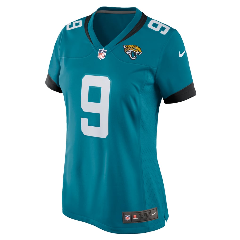 Women's Jacksonville Jaguars Logan Cooke Nike Teal Nike Game Jersey - Image 3