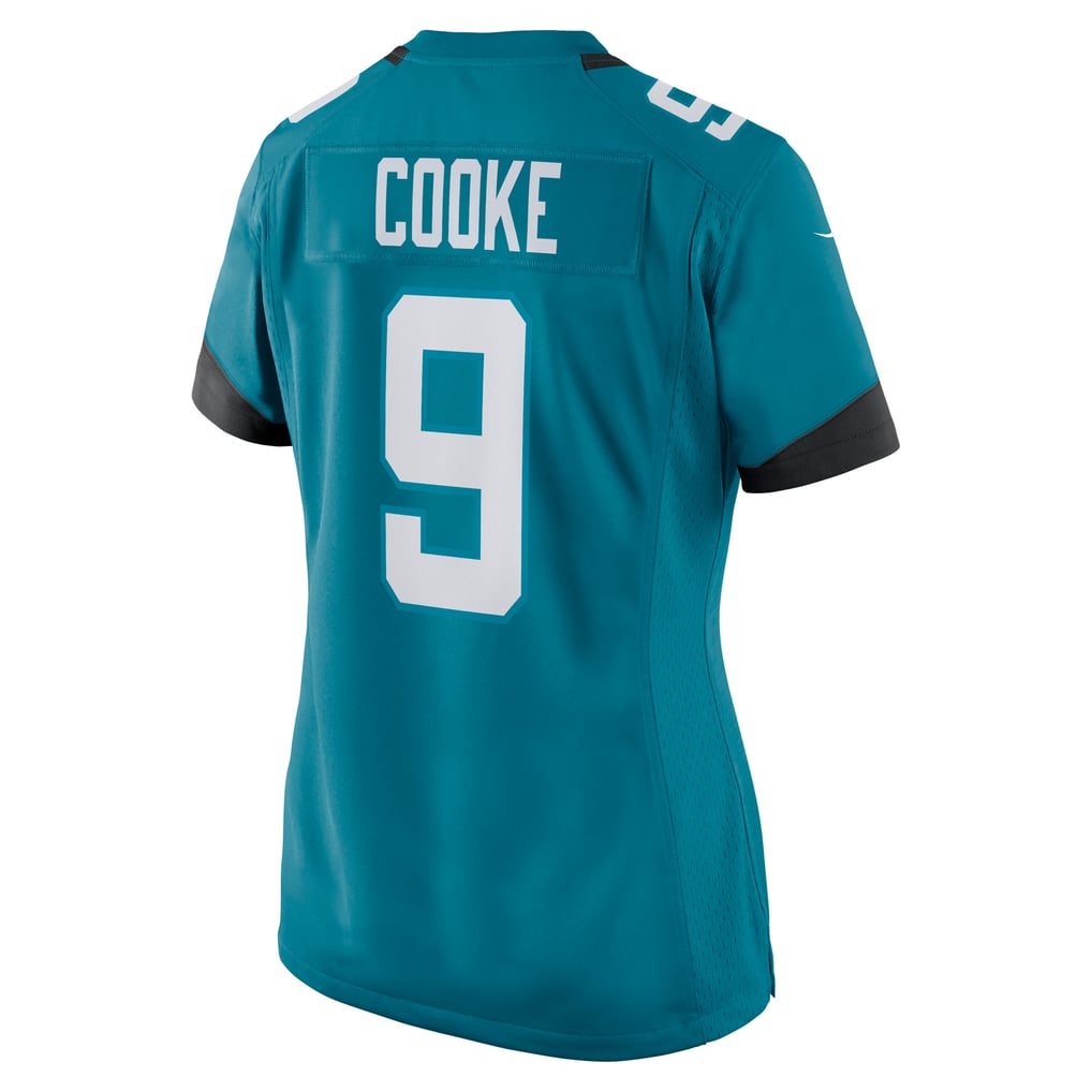 Women's Jacksonville Jaguars Logan Cooke Nike Teal Nike Game Jersey - Image 4