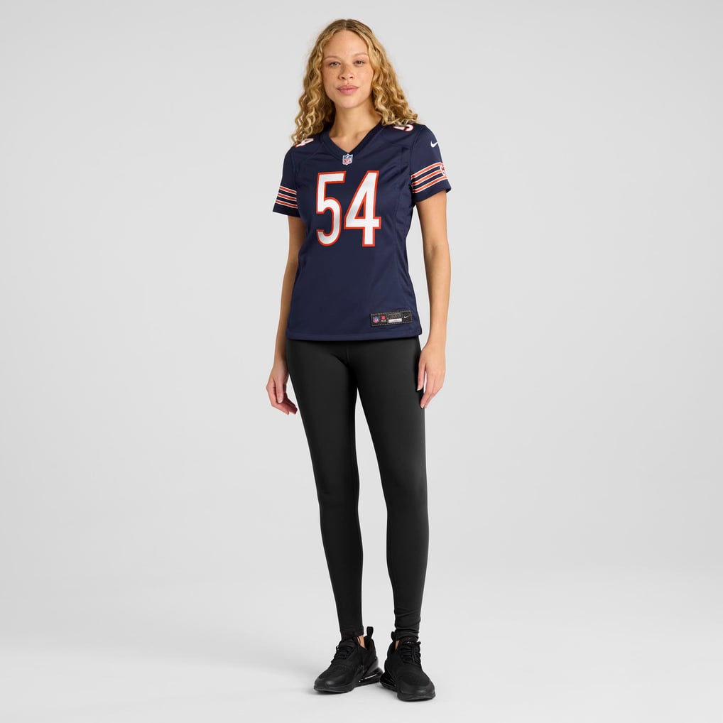 Women's Chicago Bears Logan Jones Nike Navy Team Game Jersey - Image 3