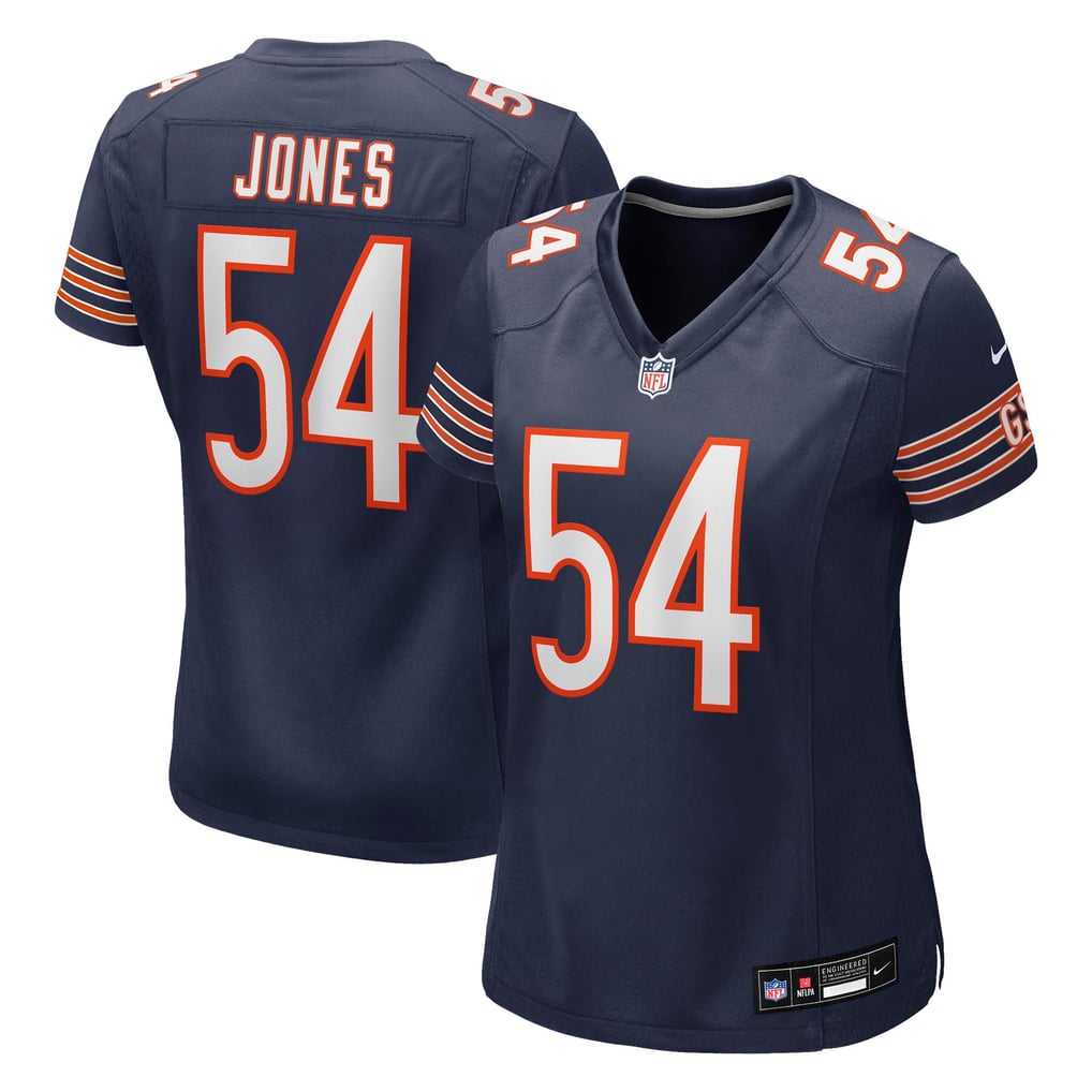 Women's Chicago Bears Logan Jones Nike Navy Team Game Jersey - Image 1