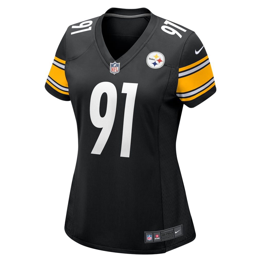 Women's Pittsburgh Steelers Logan Lee Nike  Black Team Game Jersey - Image 3