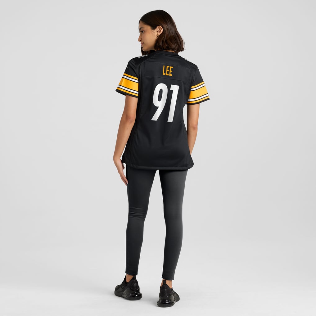 Women's Pittsburgh Steelers Logan Lee Nike  Black Team Game Jersey - Image 6