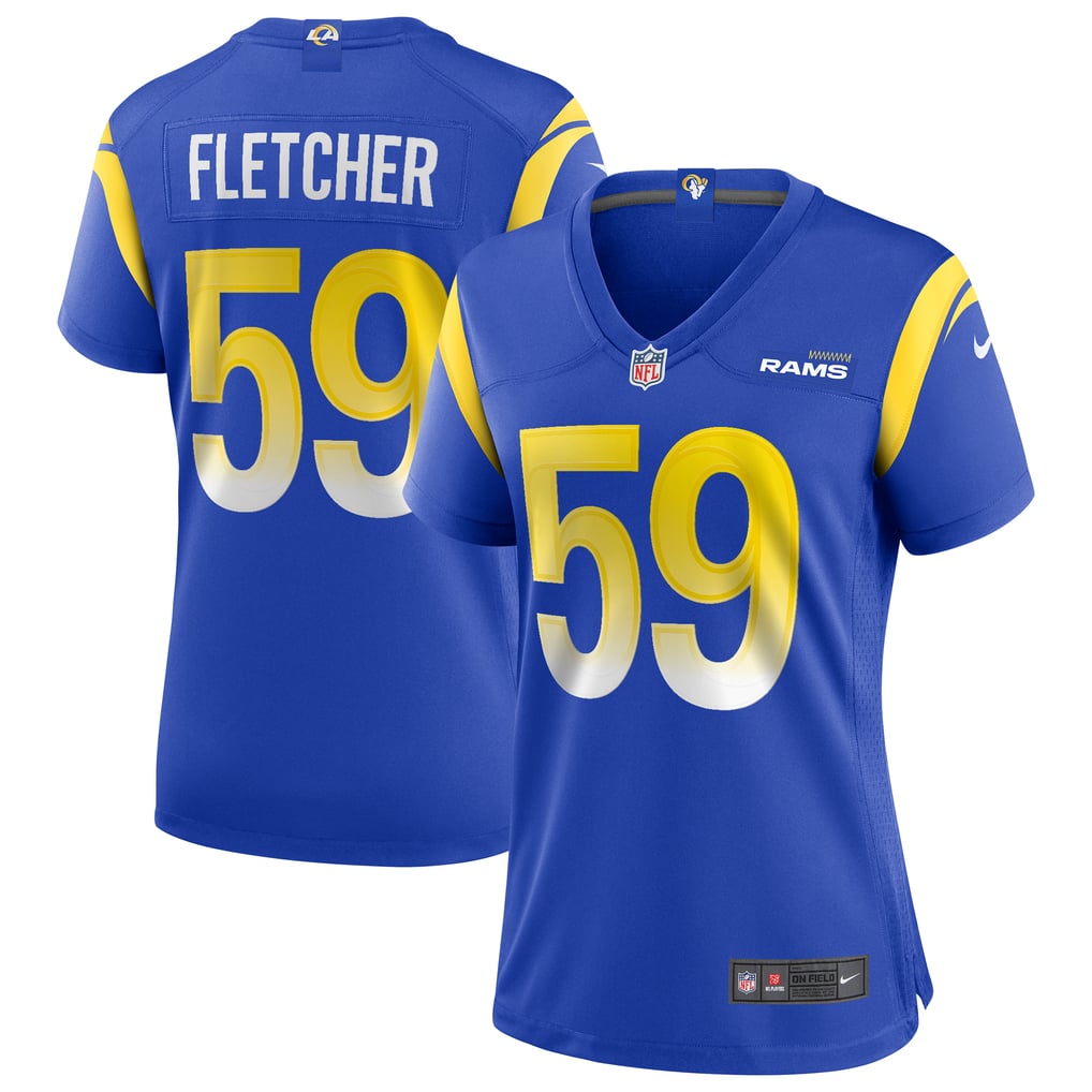 Women's Los Angeles Rams London Fletcher Nike Royal Game Retired Player Jersey - Image 1