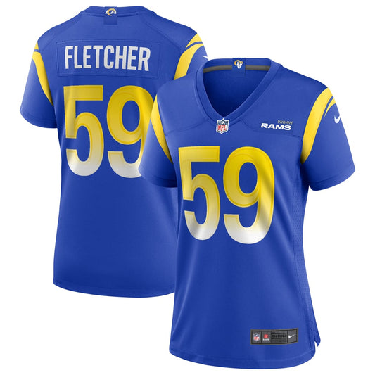 Women's Los Angeles Rams London Fletcher Nike Royal Game Retired Player Jersey - Image 1