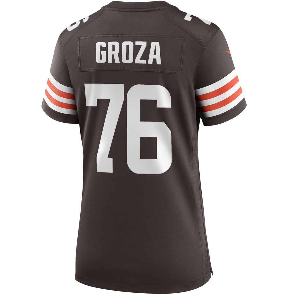 Women's Cleveland Browns Lou Groza Nike Brown Game Retired Player Jersey - Image 4