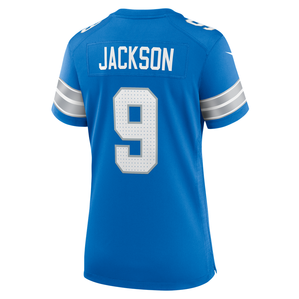 Women's Detroit Lions Lucky Jackson Nike Blue Team Game Jersey - Image 8