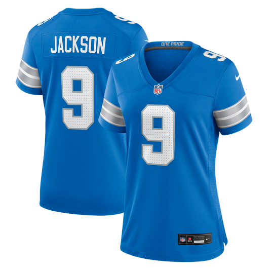 Women's Detroit Lions Lucky Jackson Nike Blue Team Game Jersey - Image 1