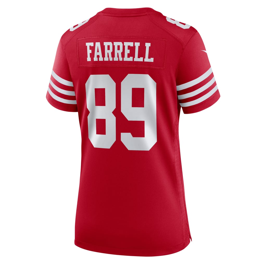 Women's San Francisco 49ers Luke Farrell Nike  Scarlet Team Game Jersey - Image 4