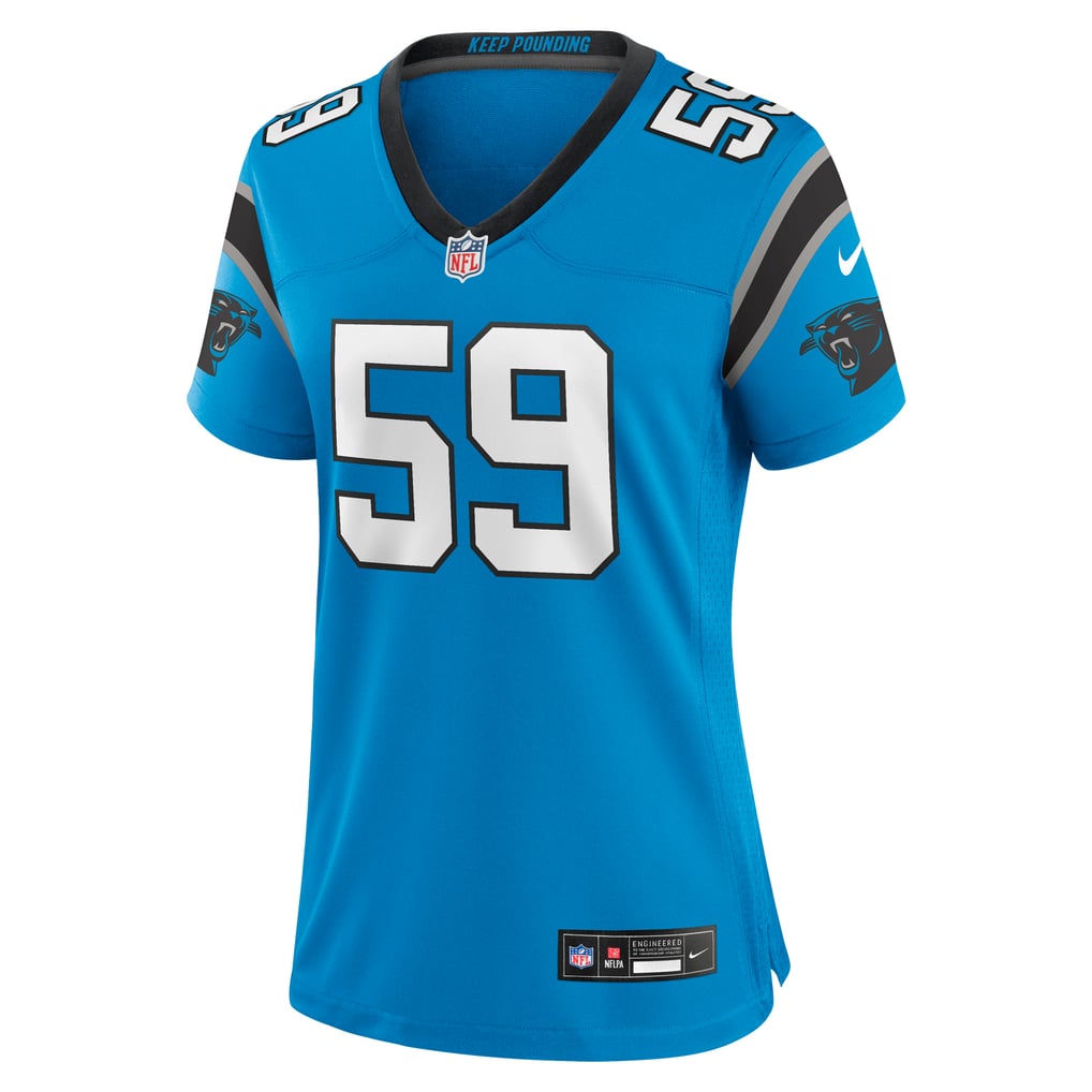 Women's Carolina Panthers Luke Kuechly Nike Blue Retired Player Game Jersey - Image 3