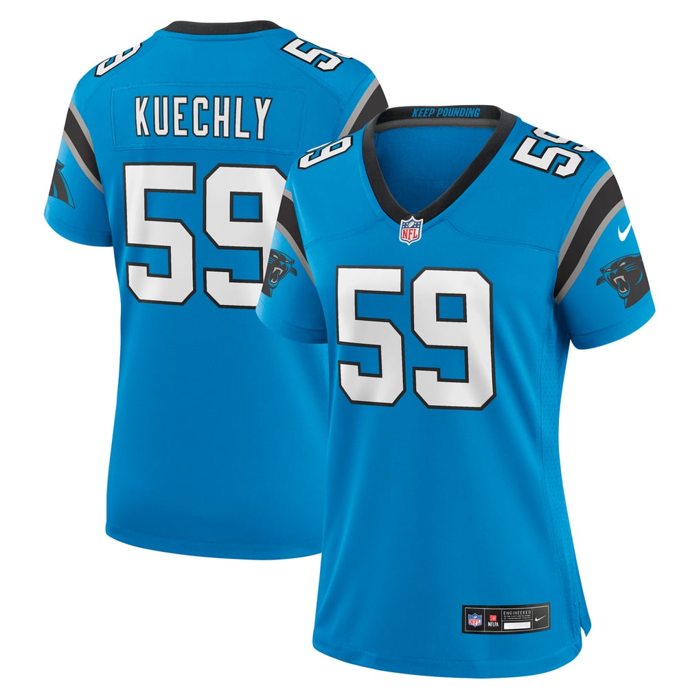 Women's Carolina Panthers Luke Kuechly Nike Blue Retired Player Game Jersey - Image 1