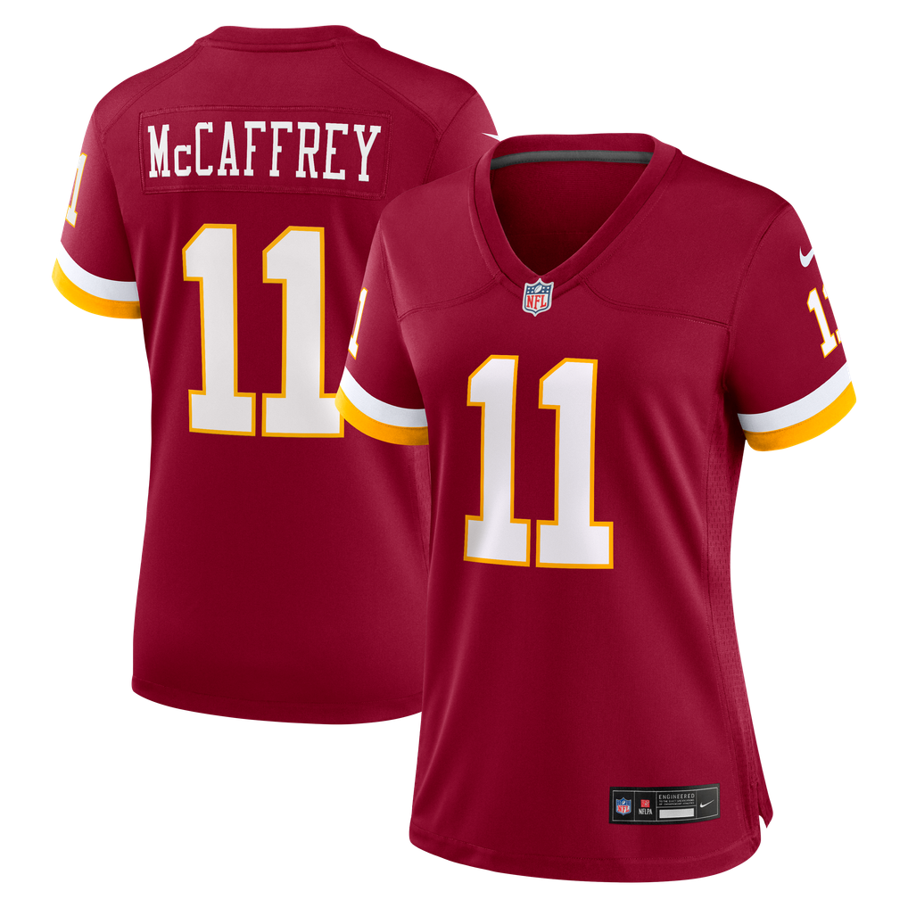 Women's Washington Commanders Luke McCaffrey Nike Burgundy Game Jersey - Image 2