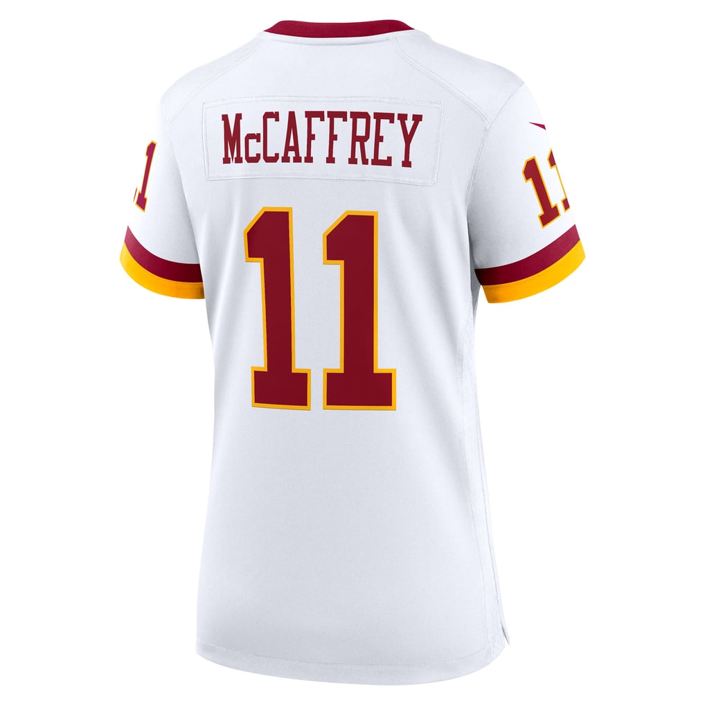 Women's Washington Commanders Luke McCaffrey Nike White Game Super Bowl Era Jersey - Image 4