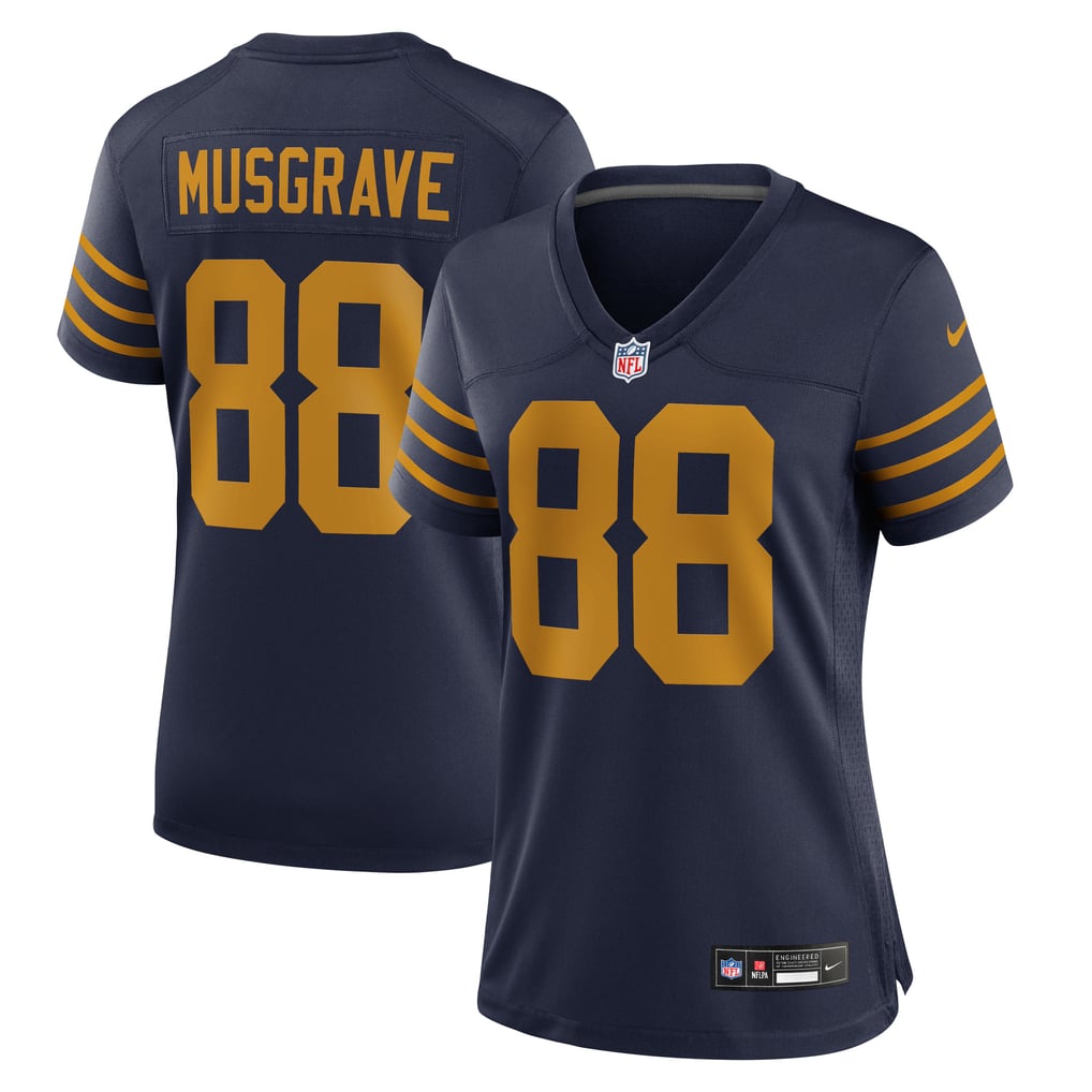 Women's Green Bay Packers Luke Musgrave Nike Navy The 1923 Classic Game Jersey - Image 1