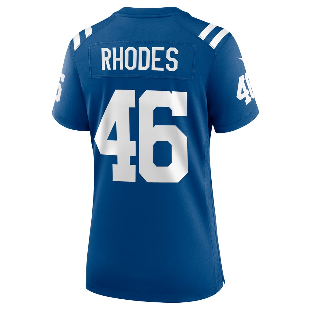 Women's Indianapolis Colts Luke Rhodes Nike Royal Game Jersey - Image 4