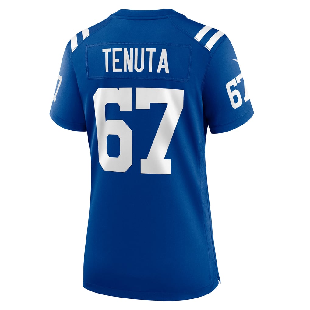 Women's Indianapolis Colts Luke Tenuta Nike  Royal Team Game Jersey - Image 4