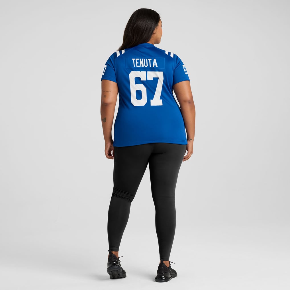 Women's Indianapolis Colts Luke Tenuta Nike  Royal Team Game Jersey - Image 8