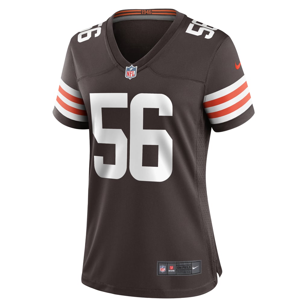 Women's Cleveland Browns Luke Wypler Nike Brown Team Game Jersey - Image 3