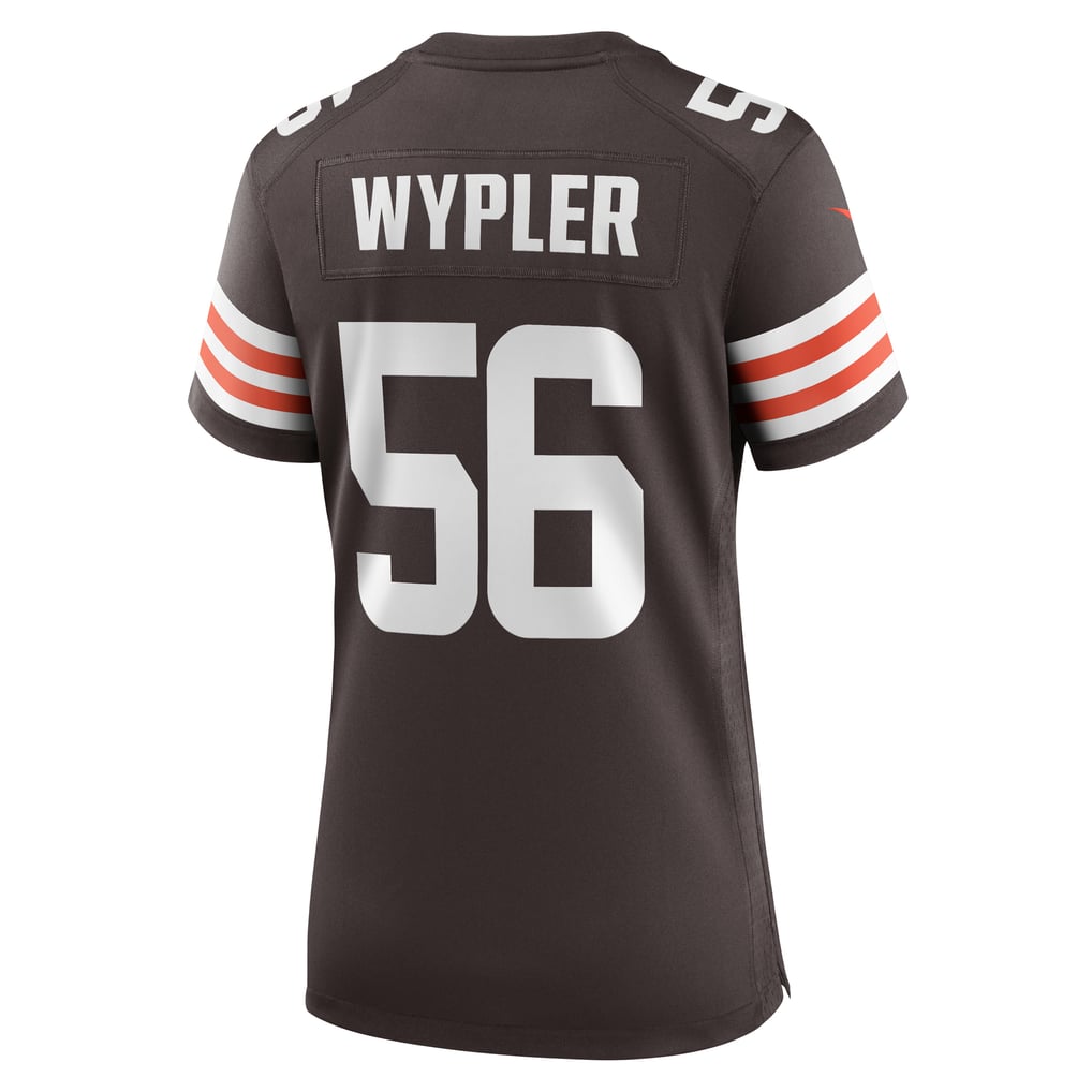 Women's Cleveland Browns Luke Wypler Nike Brown Team Game Jersey - Image 4