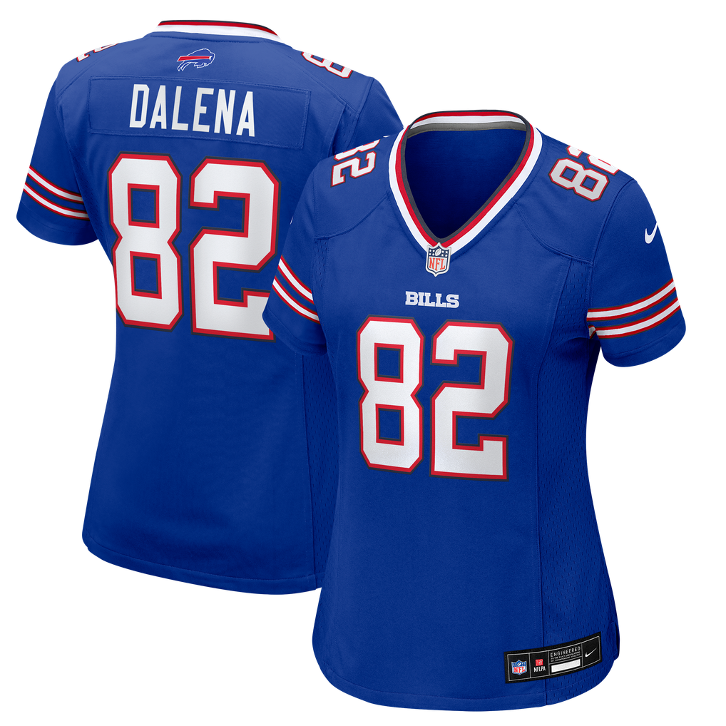 Women's Buffalo Bills Mac Dalena Nike  Royal Team Game Jersey - Image 1
