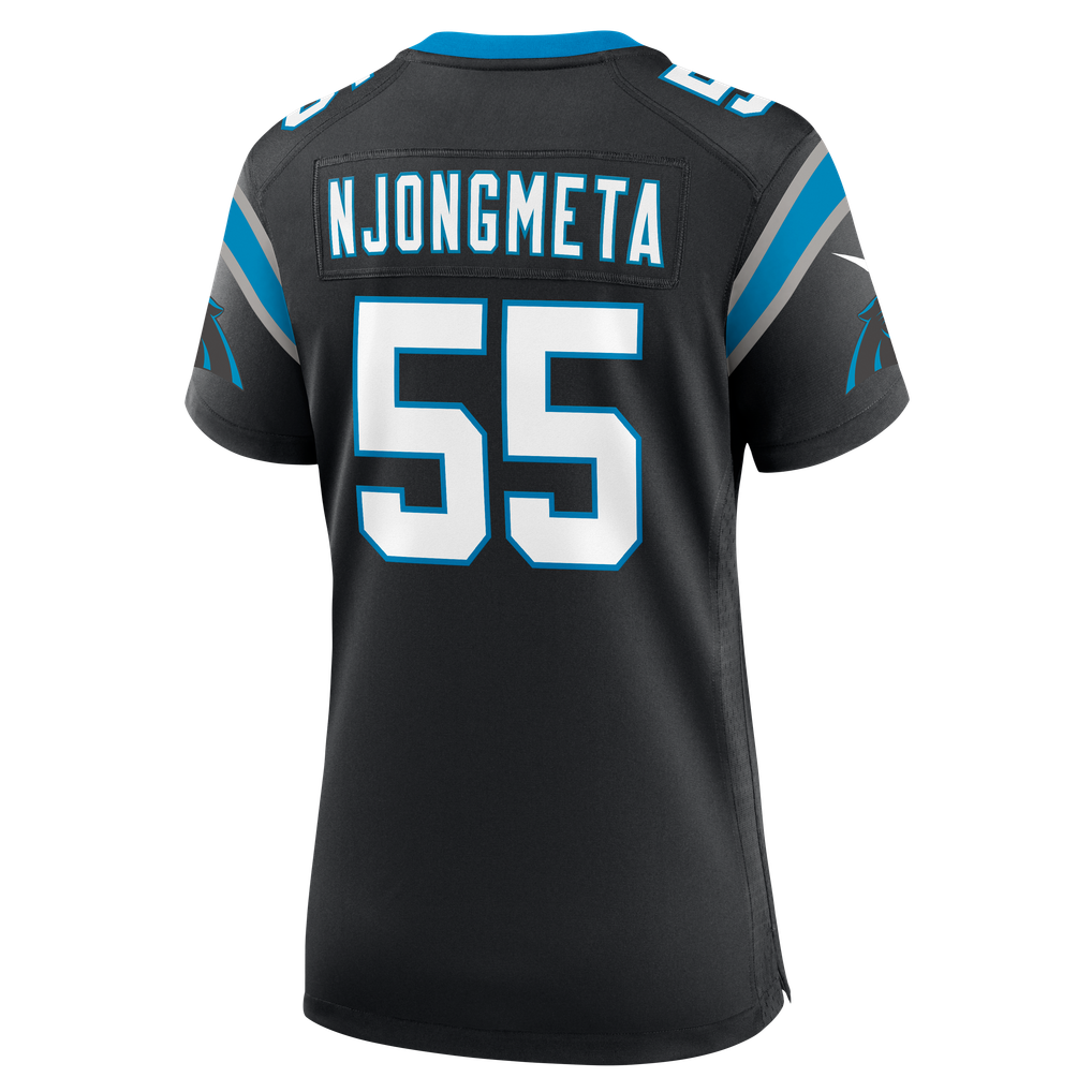 Women's Carolina Panthers Maema Njongmeta Nike Black Team Game Jersey - Image 4