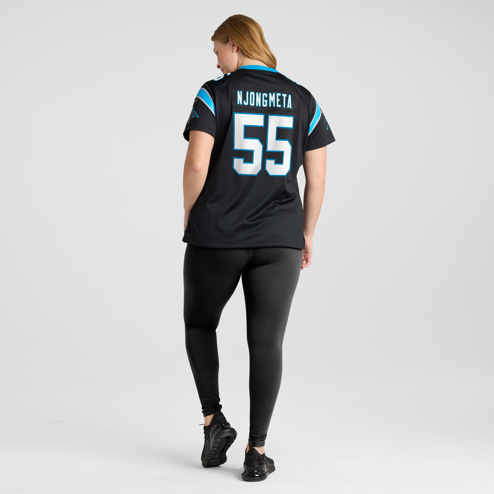 Women's Carolina Panthers Maema Njongmeta Nike Black Team Game Jersey - Image 8