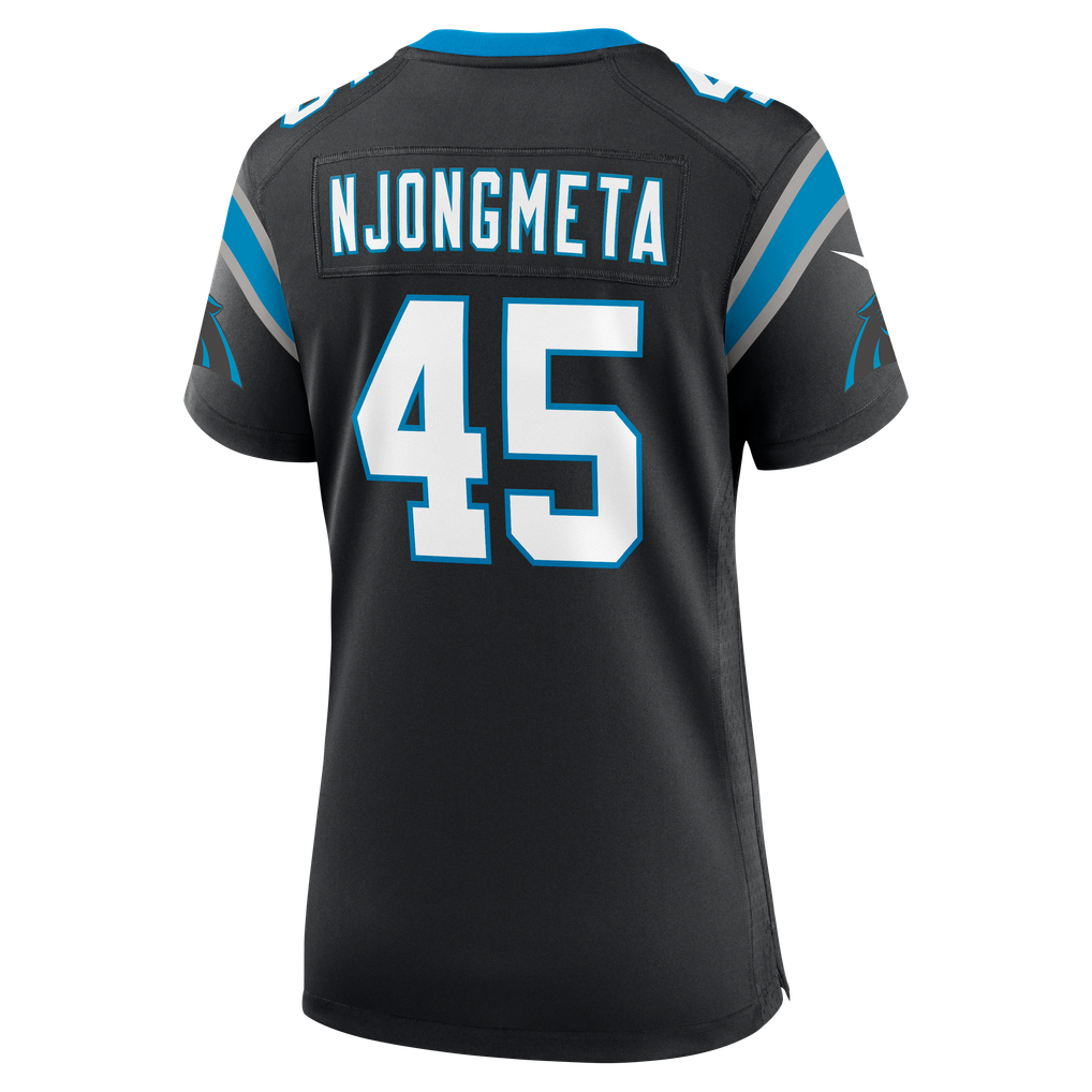 Women's Carolina Panthers Maema Njongmeta Nike Black Team Game Jersey - Image 8