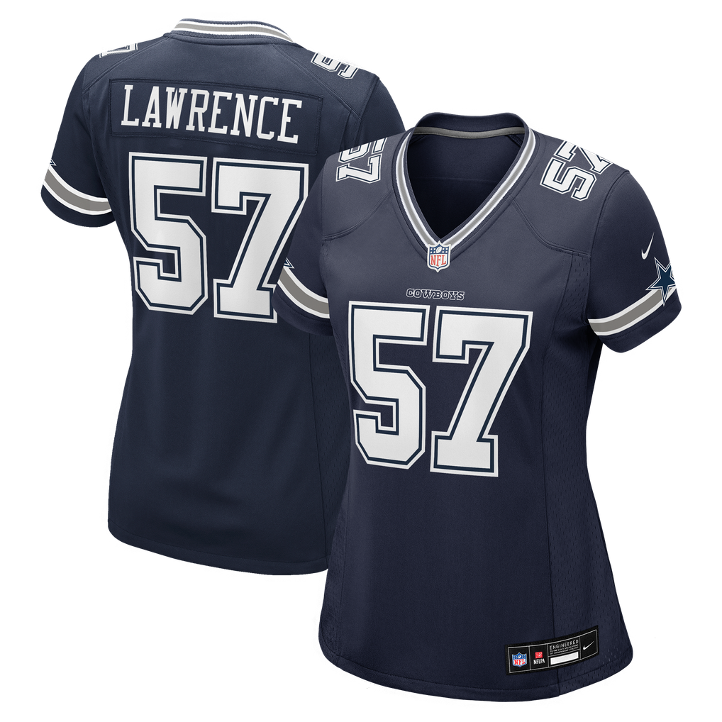 Women's Dallas Cowboys Malachi Lawrence Nike Navy Game Jersey - Image 1