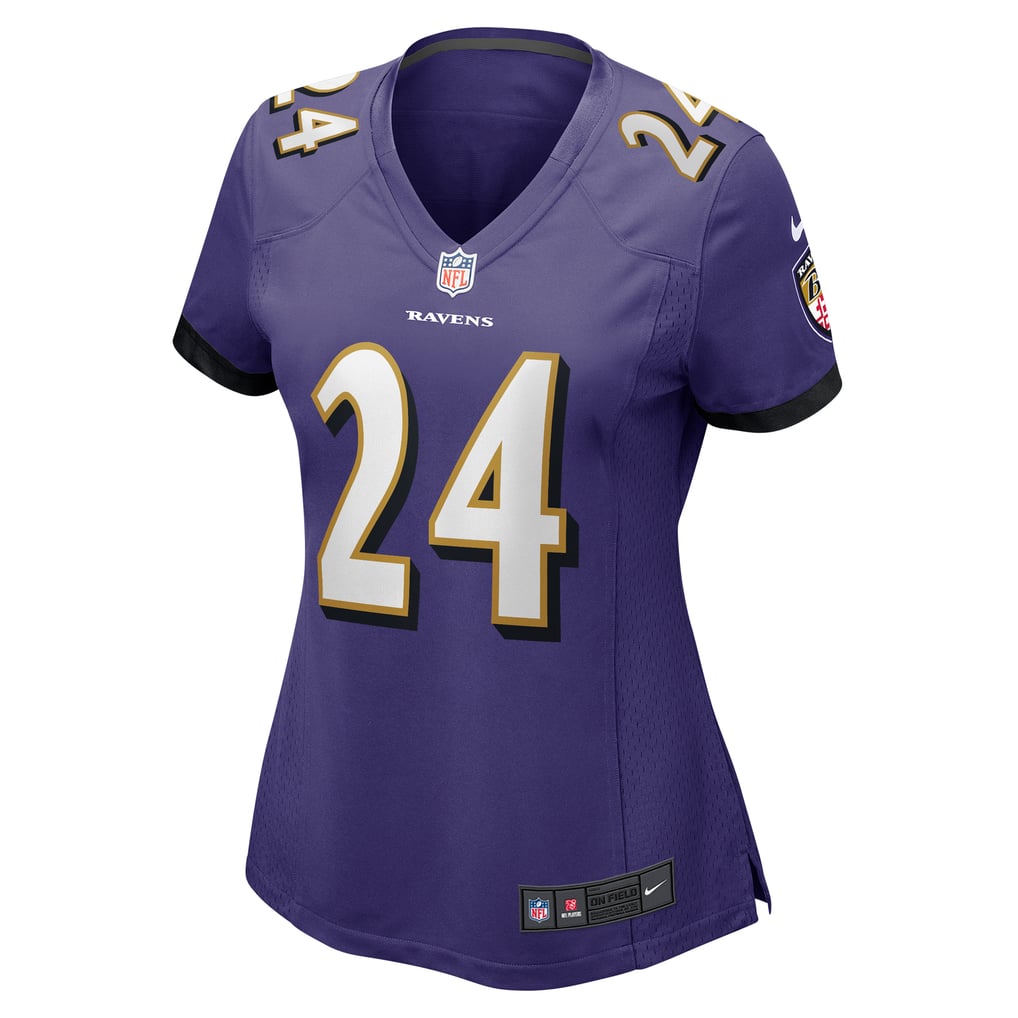 Women's Baltimore Ravens Malaki Starks Nike Purple Team Game Jersey