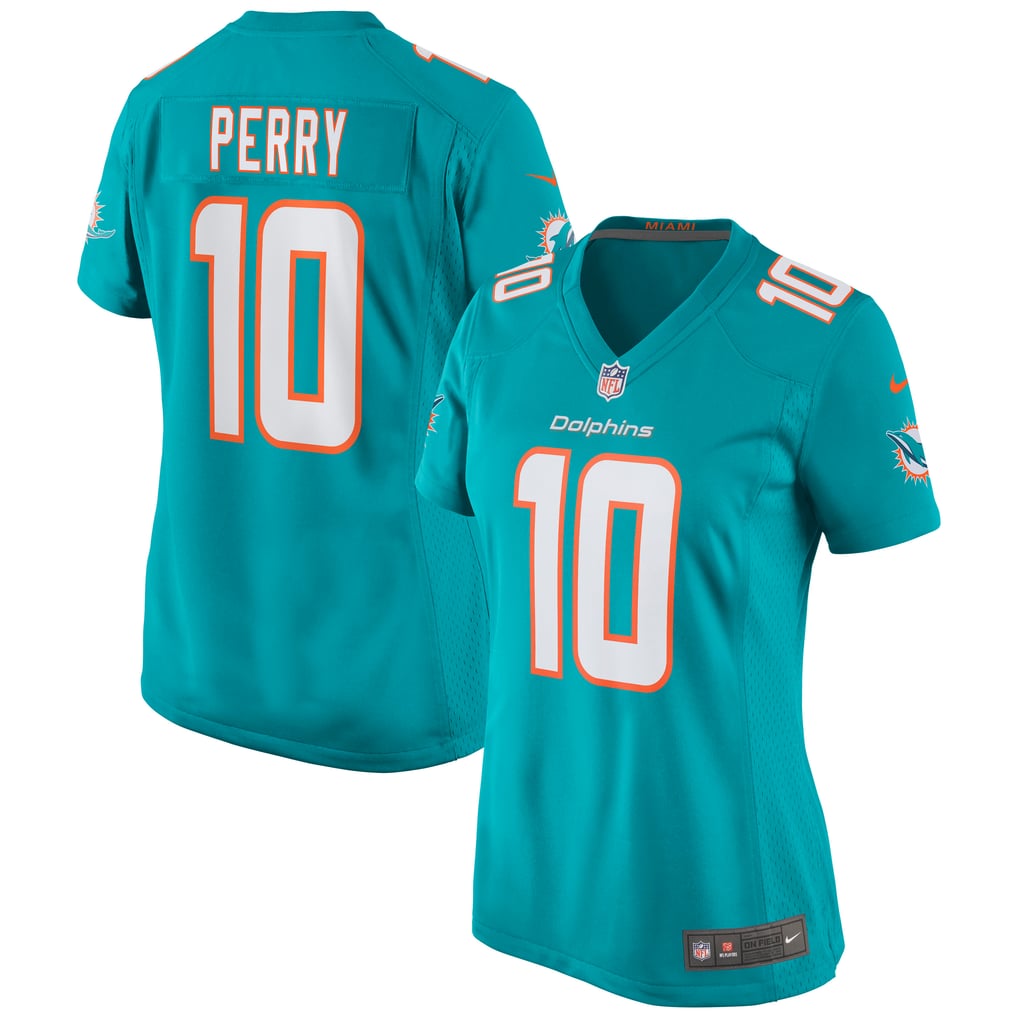 Women's Miami Dolphins Malcolm Perry Nike Aqua Game Jersey - Image 1
