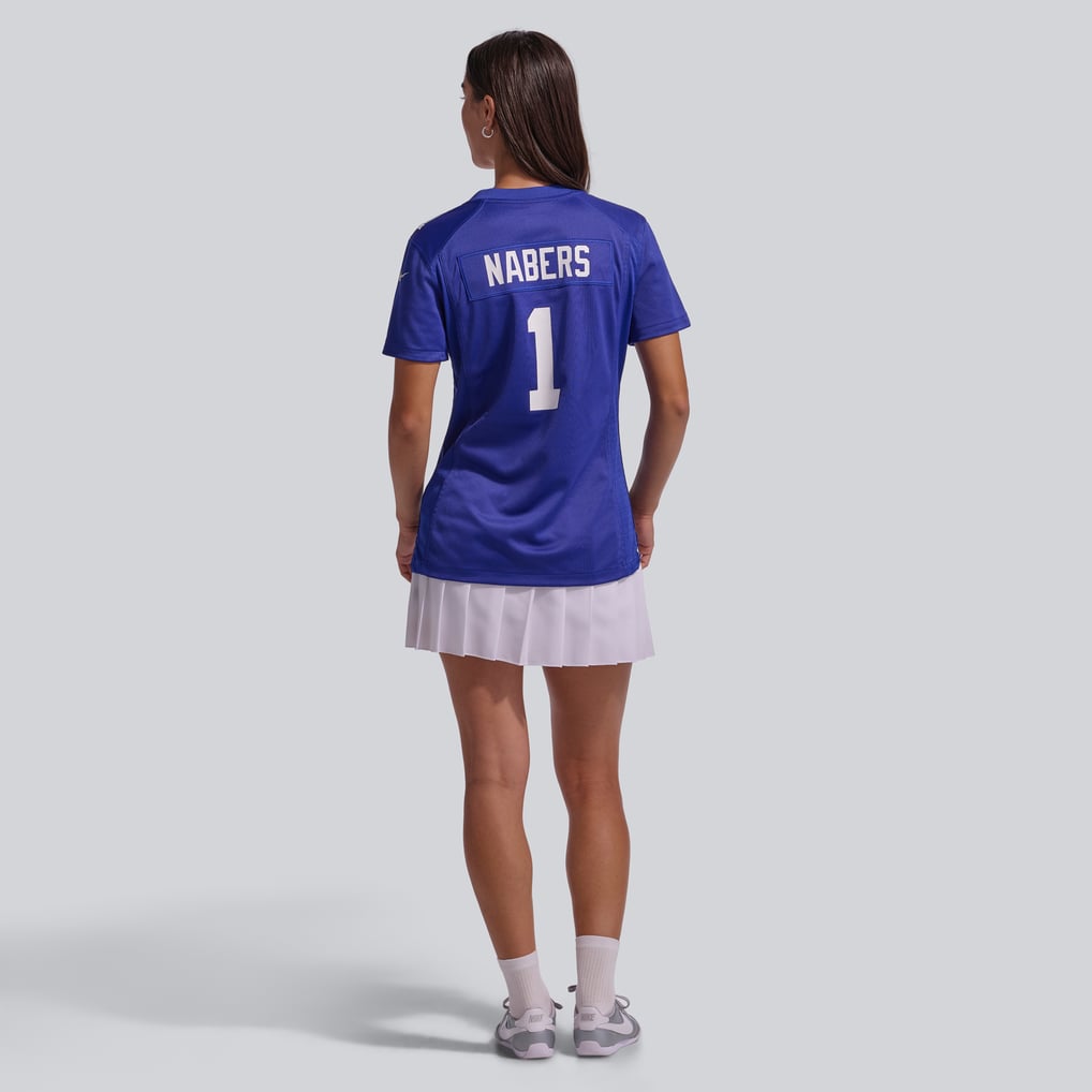 Women's New York Giants Malik Nabers Nike  Royal Game Jersey - Image 6