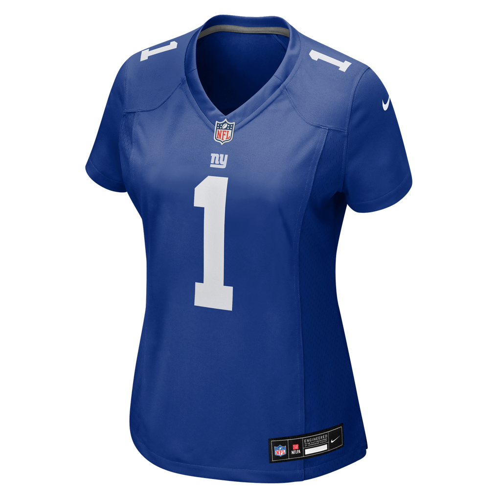 Women's New York Giants Malik Nabers Nike  Royal Game Jersey - Image 7