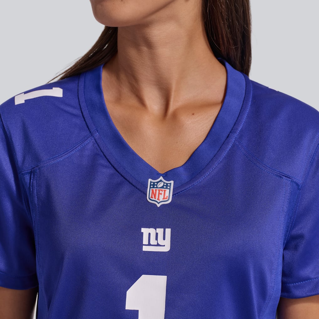 Women's New York Giants Malik Nabers Nike  Royal Game Jersey - Image 9