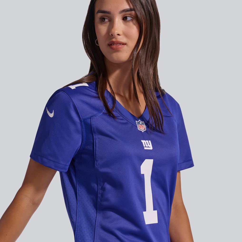 Women's New York Giants Malik Nabers Nike  Royal Game Jersey - Image 10