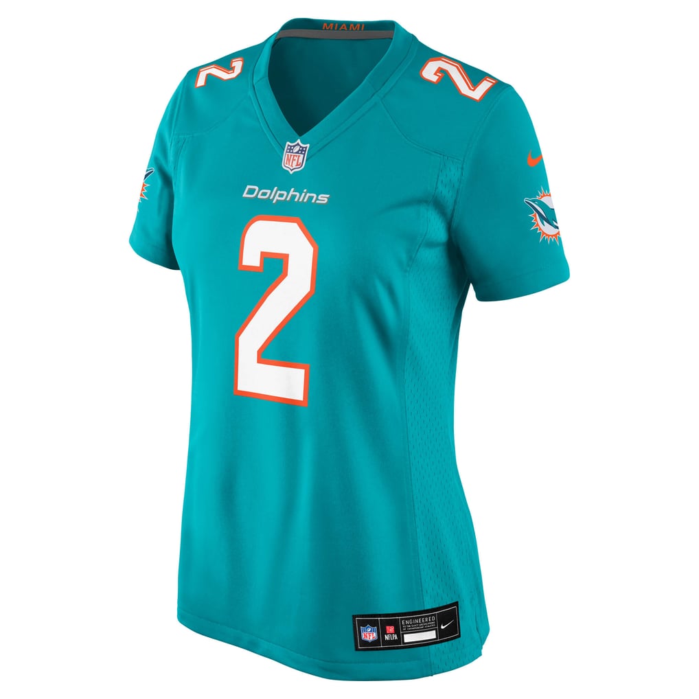 Women's Miami Dolphins Malik Willis Nike Aqua Game Jersey - Image 3