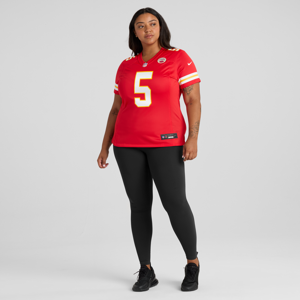 Women's Kansas City Chiefs Mansoor Delane Nike Red Game Jersey - Image 5