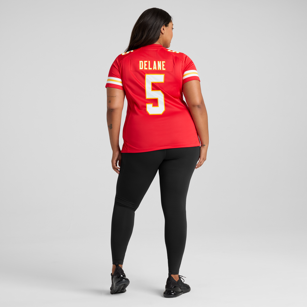 Women's Kansas City Chiefs Mansoor Delane Nike Red Game Jersey - Image 6
