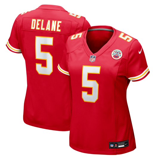 Women's Kansas City Chiefs Mansoor Delane Nike Red Game Jersey - Image 1