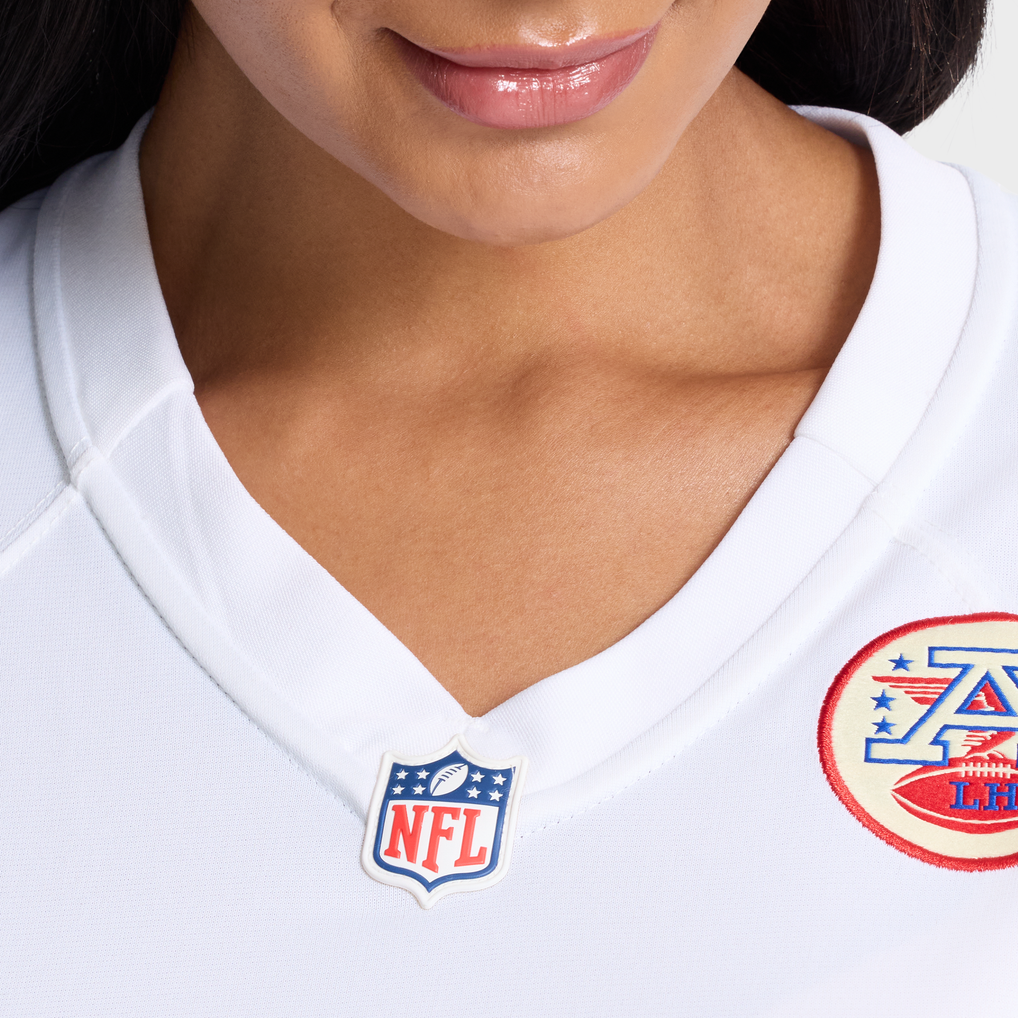 Women's Kansas City Chiefs Mansoor Delane Nike White Game Jersey - Image 9