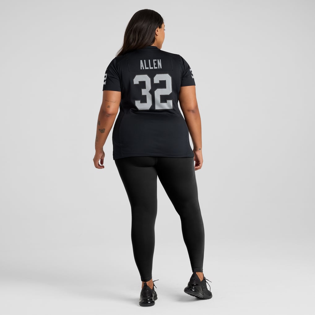Women's Las Vegas Raiders Marcus Allen Nike Black Game Retired Player Jersey - Image 8