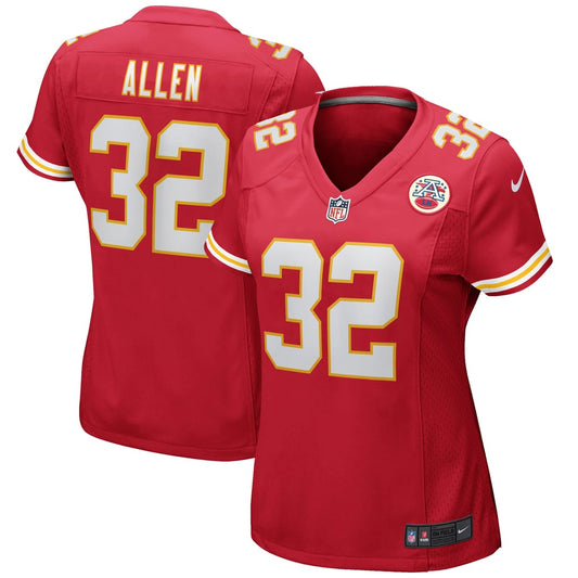 Women's Kansas City Chiefs Marcus Allen Nike Red Game Retired Player Jersey - Image 1