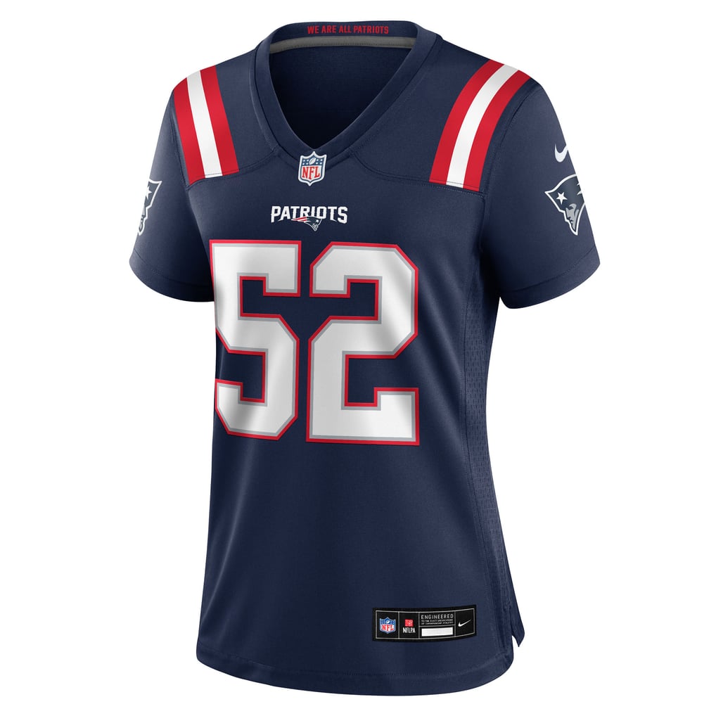 Women's New England Patriots Marcus Bryant Nike  Navy Team Game Jersey - Image 3