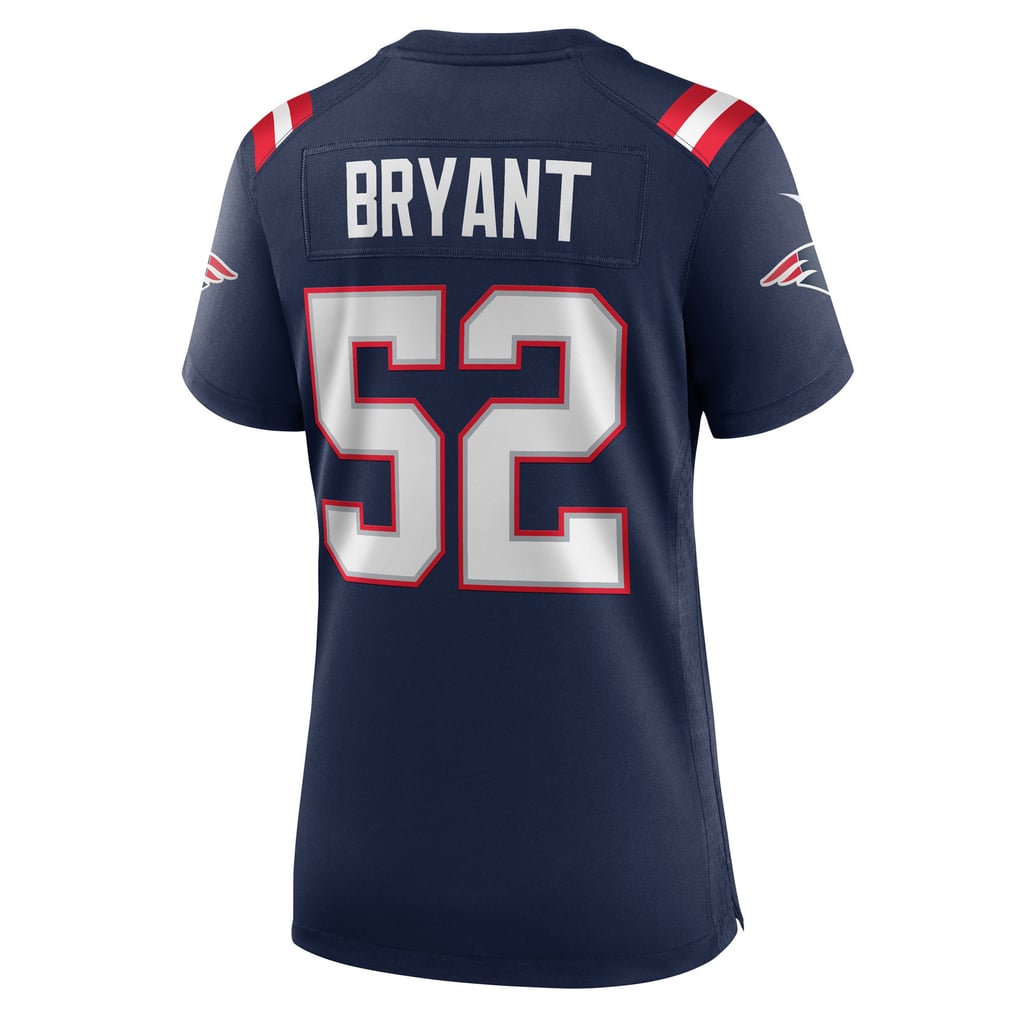Women's New England Patriots Marcus Bryant Nike  Navy Team Game Jersey - Image 4