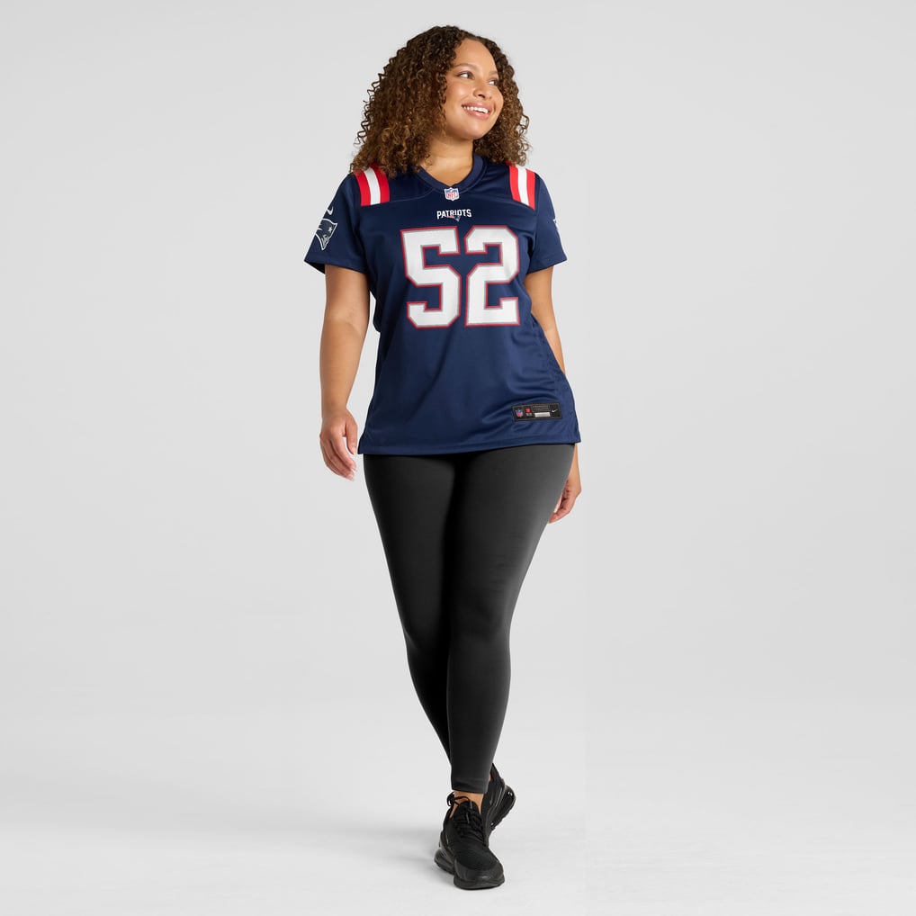 Women's New England Patriots Marcus Bryant Nike  Navy Team Game Jersey - Image 7