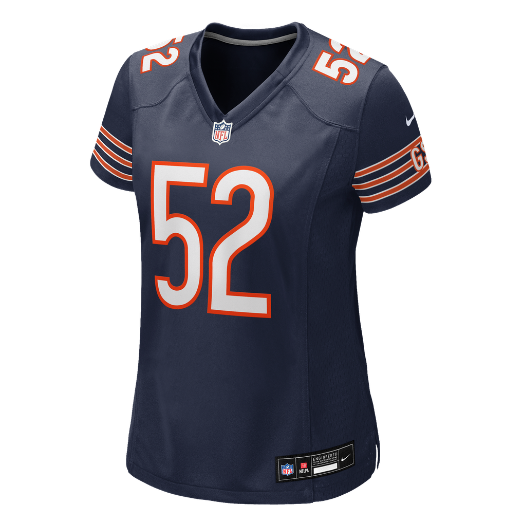 Women's Chicago Bears Marcus Davenport Nike Navy Team Game Jersey - Image 7