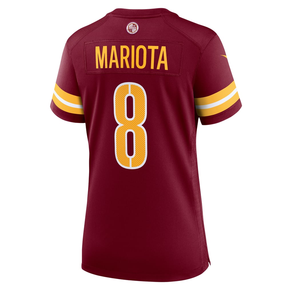 Women's Washington Commanders Marcus Mariota Nike  Burgundy Team Game Jersey - Image 4