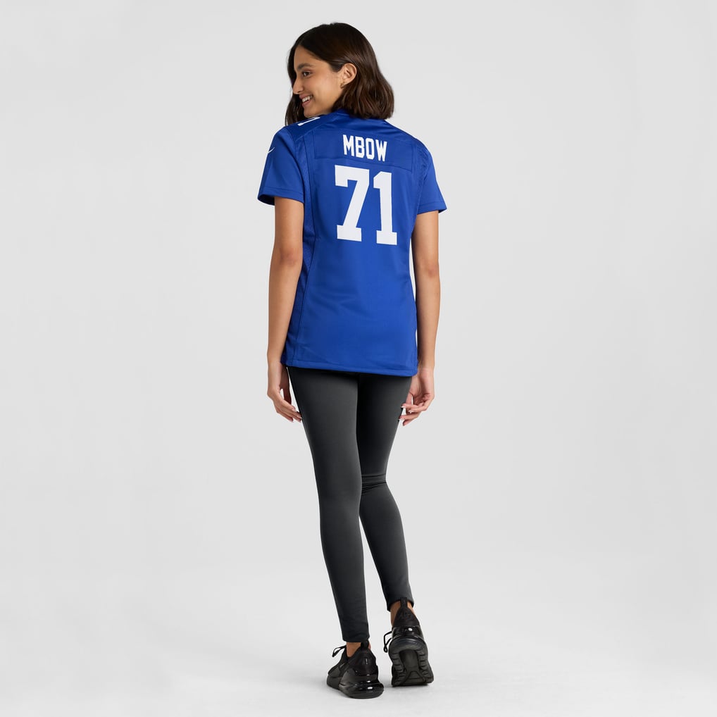 Women's New York Giants Marcus Mbow Nike  Royal Team Game Jersey - Image 6